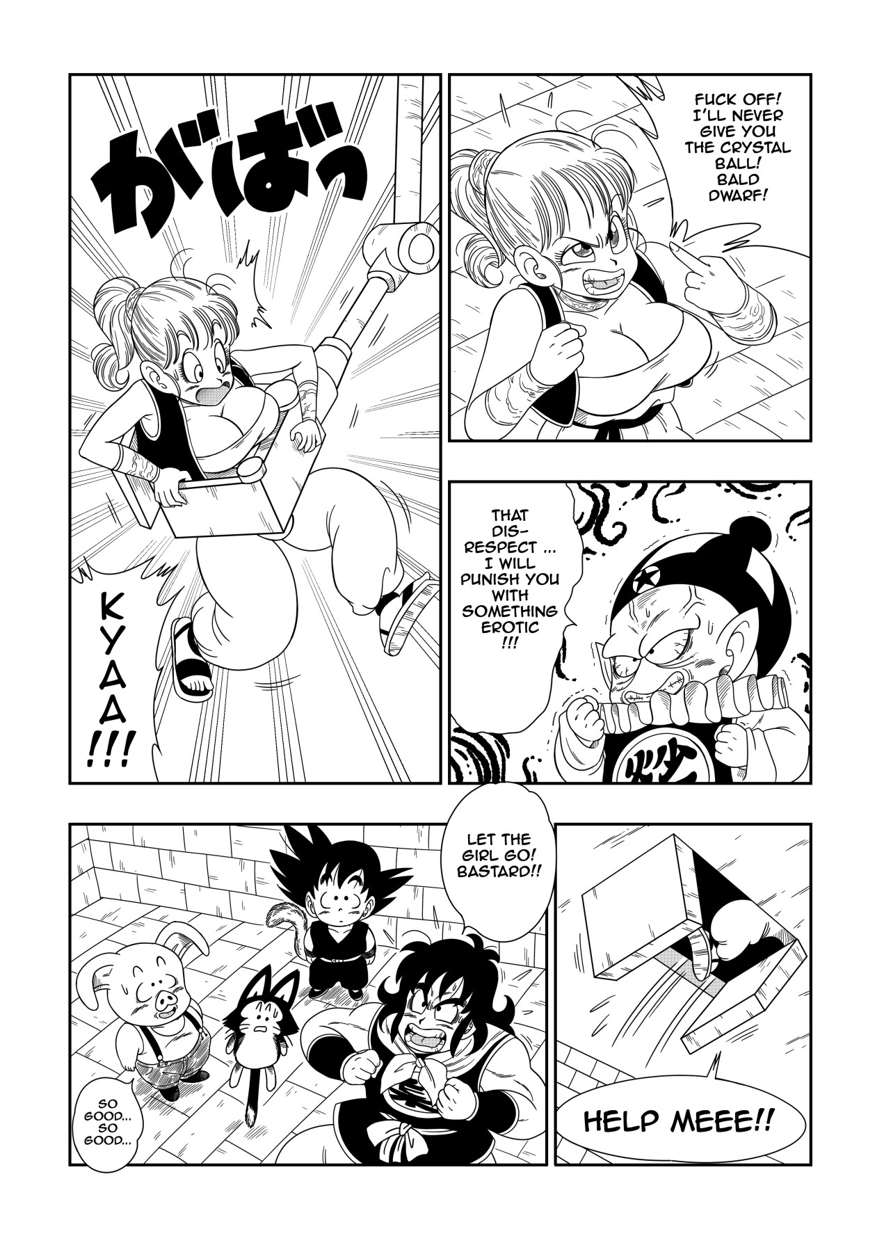 Hentai Manga Comic-Dagon Ball - Punishment in Pilaf's Castle-Read-4